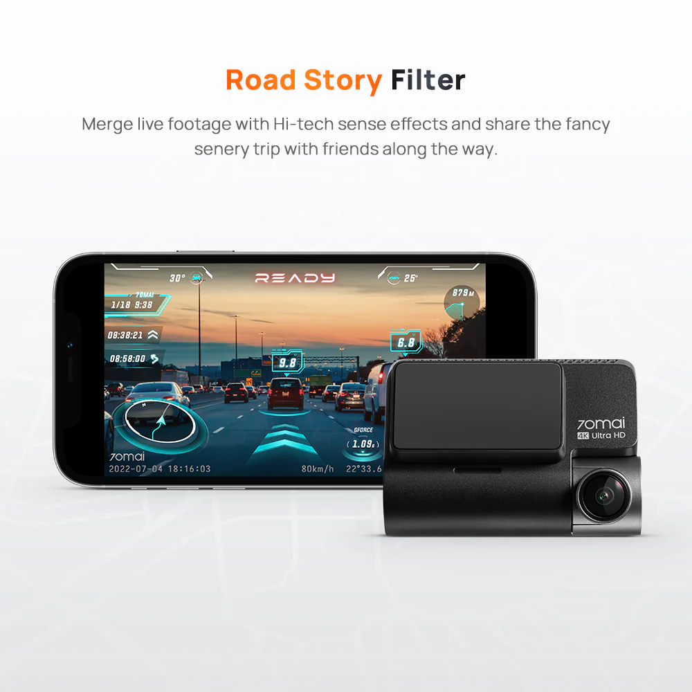 70mai A810 4K HDR Dual-Vision DashCam - Image 4
