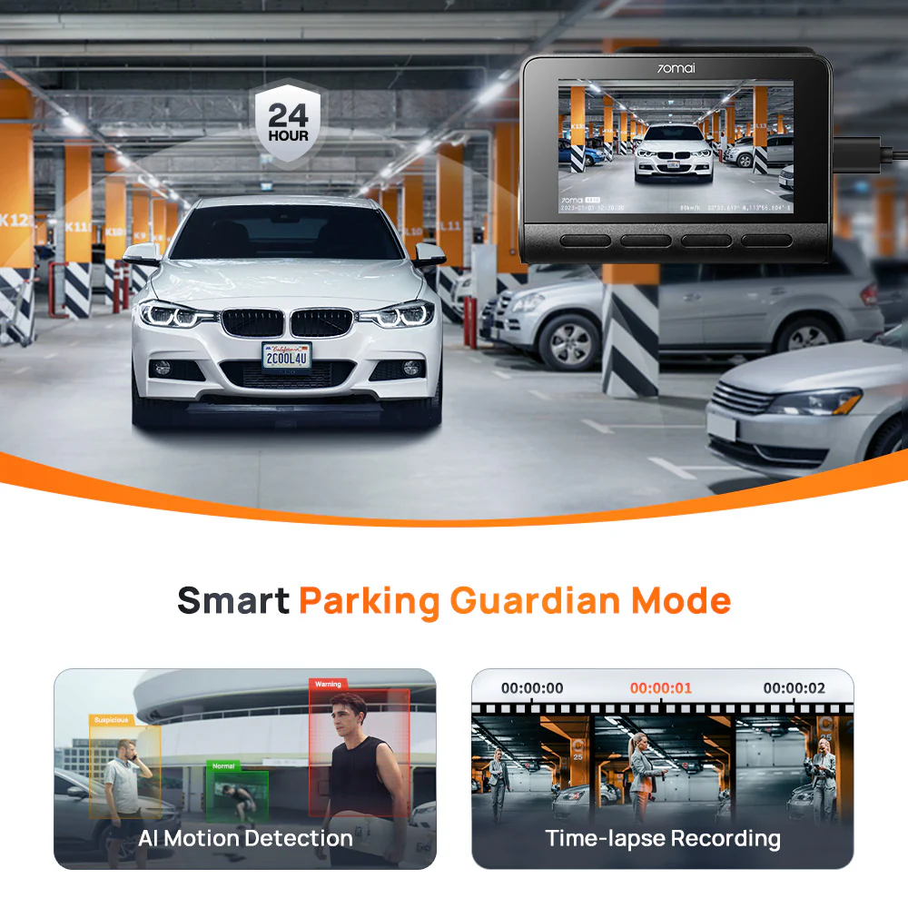 70mai A810 4K HDR Dual-Vision DashCam - Image 6