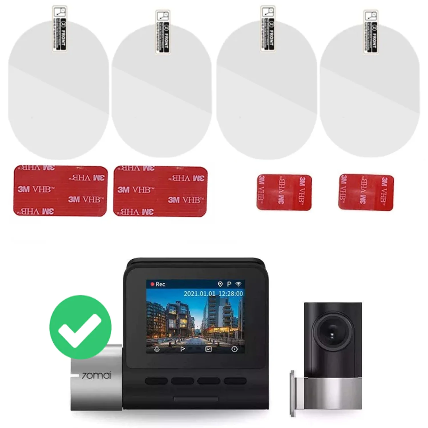 Installation Toolkit for 70mai Dual DashCams - Electrostatic & Heat Resistant Sticker - Image 4