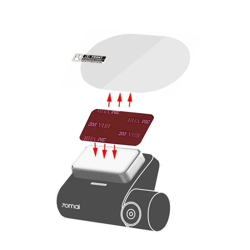 Installation Toolkit for 70mai DashCams - Electrostatic & Heat Resistant Sticker - Image 4