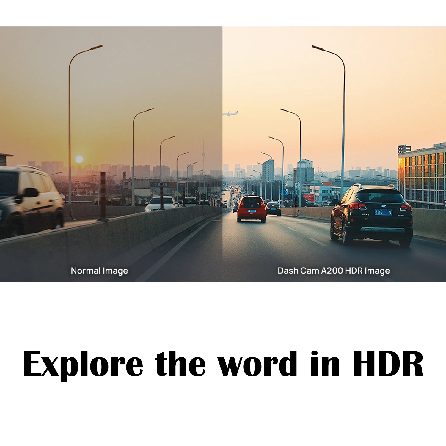 70mai A200 HDR 1080P Dual Dash Cam - Image 4