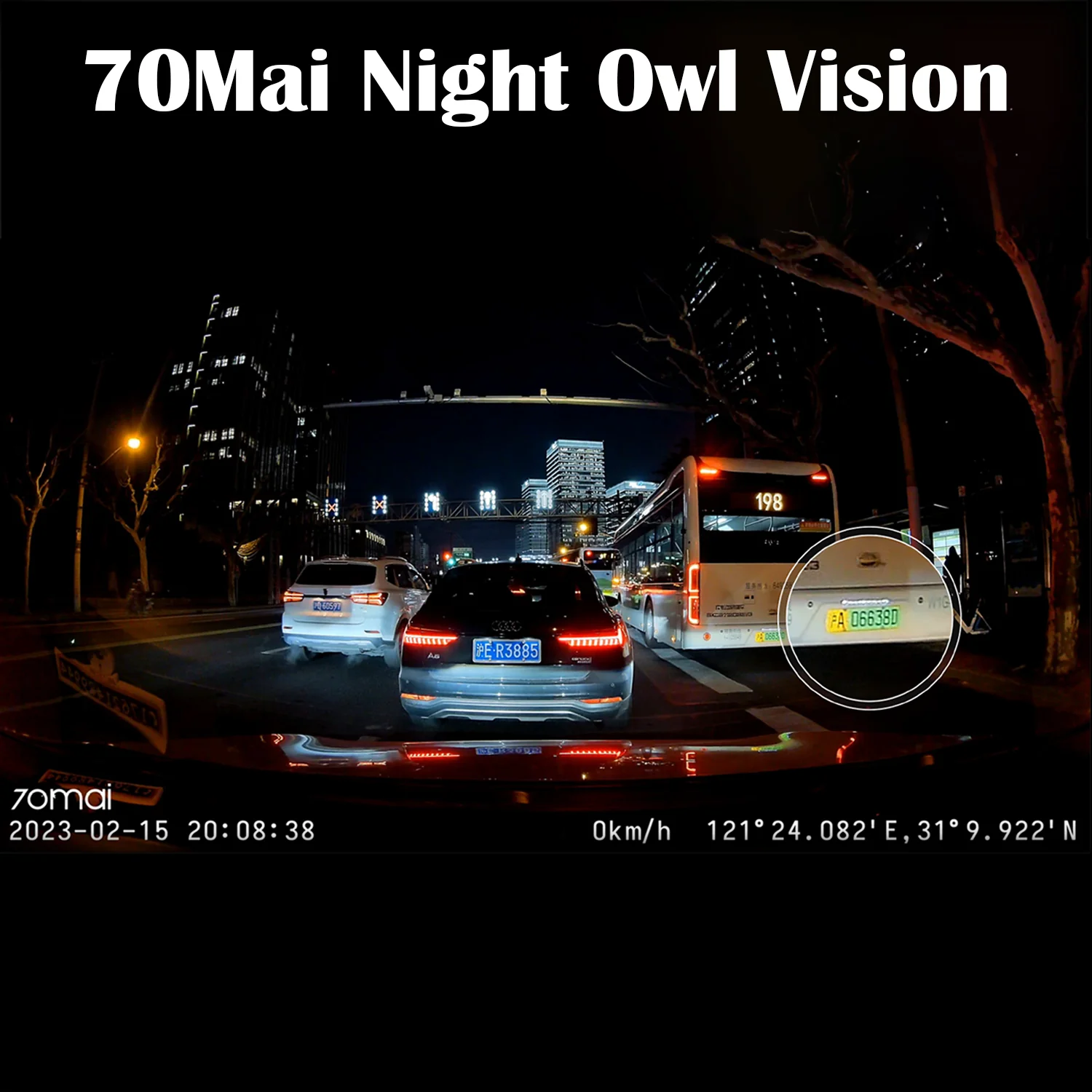 70mai A200 HDR 1080P Dual Dash Cam - Image 5