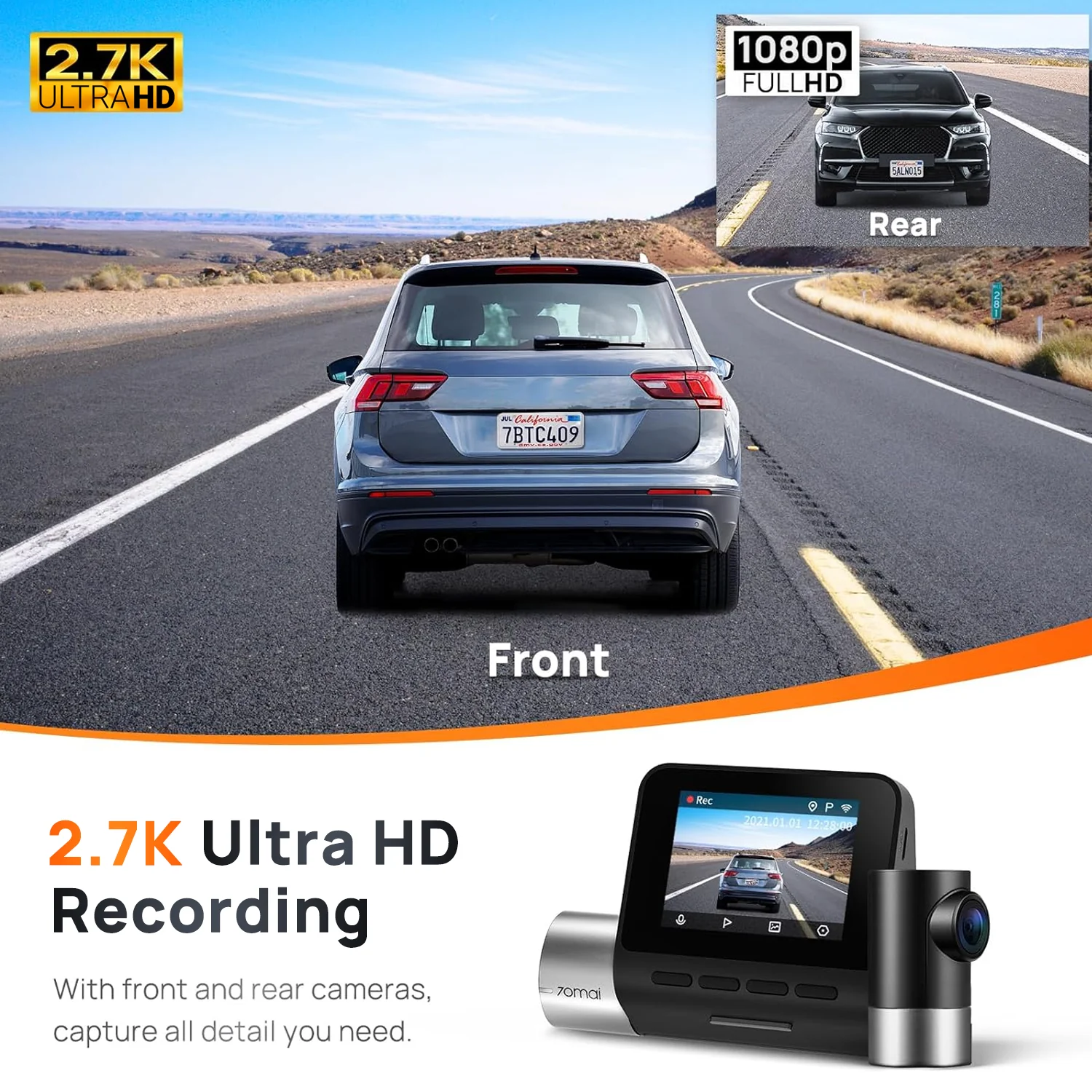 70mai DashCam Pro Plus+ A500S - Image 3