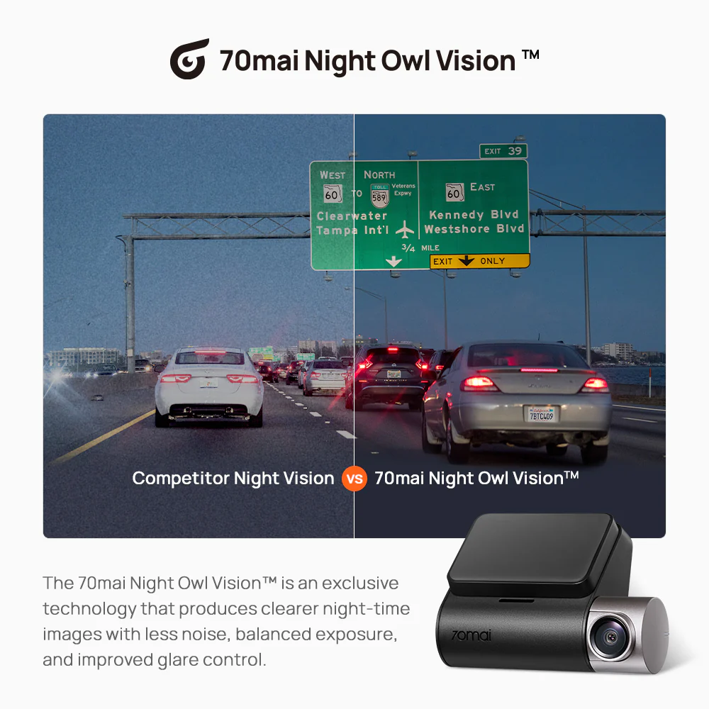 70mai A510 HDR 3K Dual DashCam - Image 6