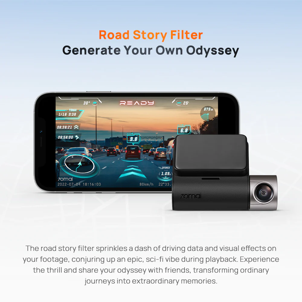 70mai A510 HDR 3K Dual DashCam - Image 9