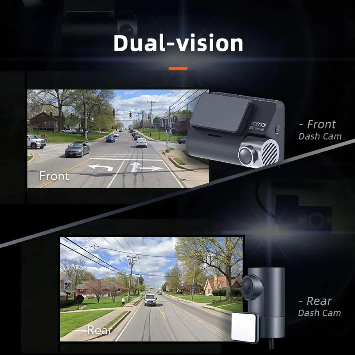 70mai A800S: Dual-Vision 4K Dash Cam - Image 4