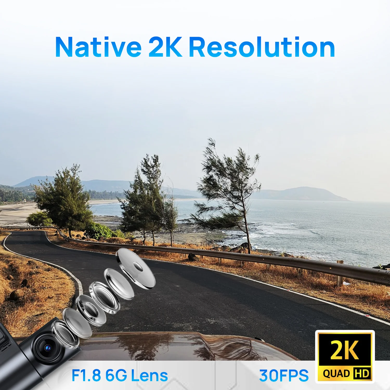 NEXDIGITRON ACE 2 DashCam, Native 2K - Image 3