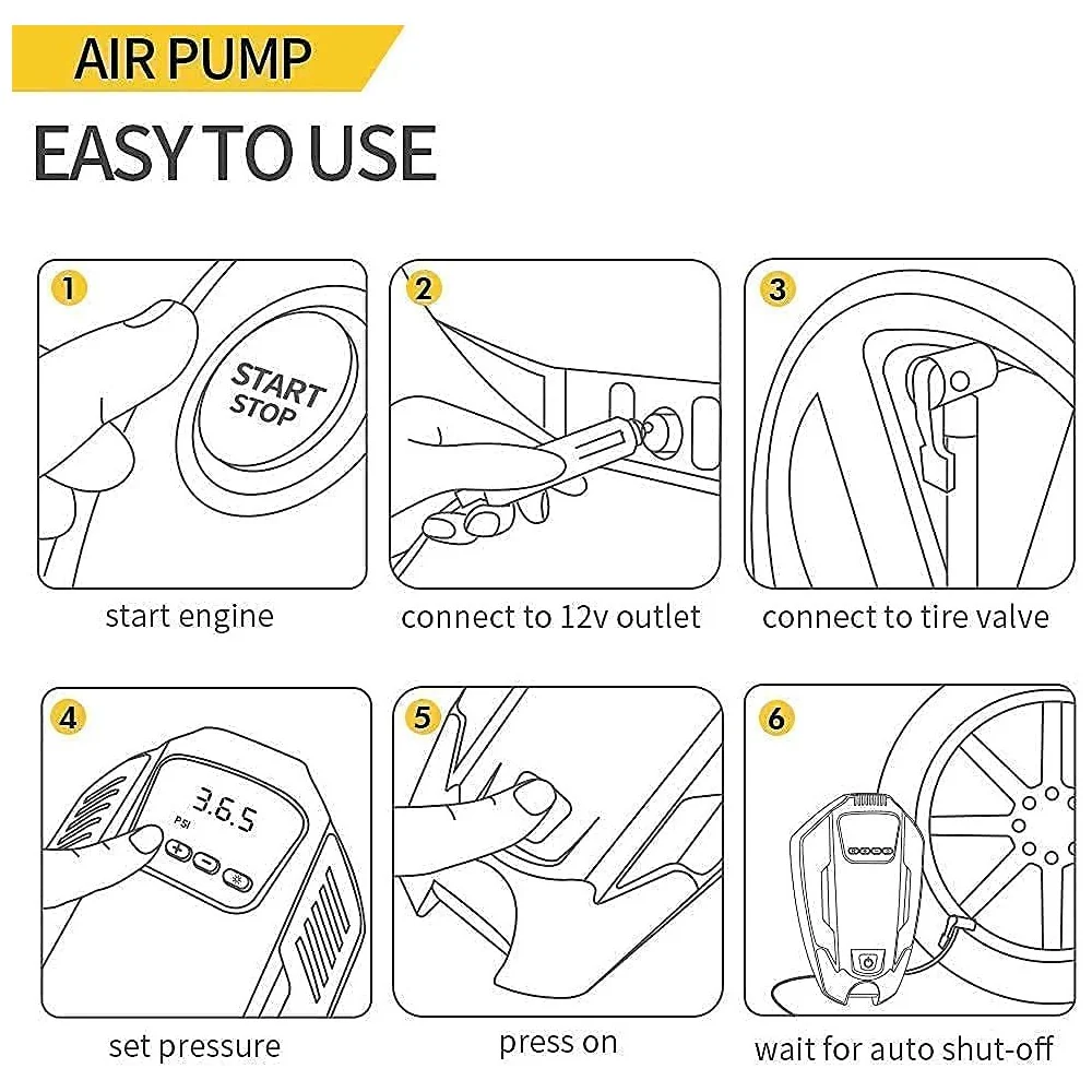 Digital Car Tyre Inflator Pro - Image 7