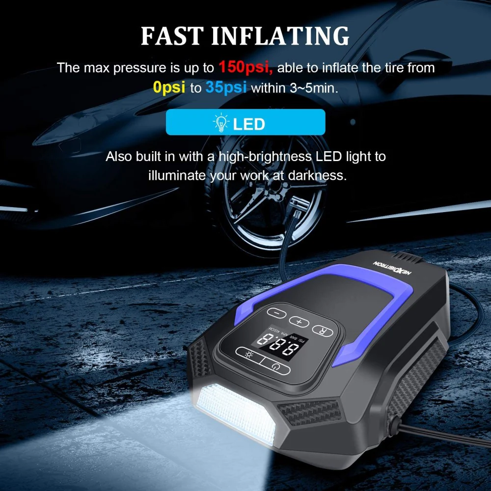 Digital Car Tyre Inflator Pro Touch - Image 3