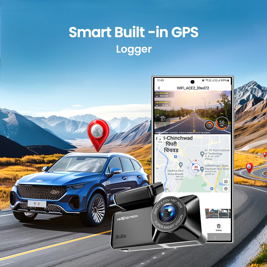 NEXDIGITRON ACE 3 DashCam with GPS Logger - Image 4