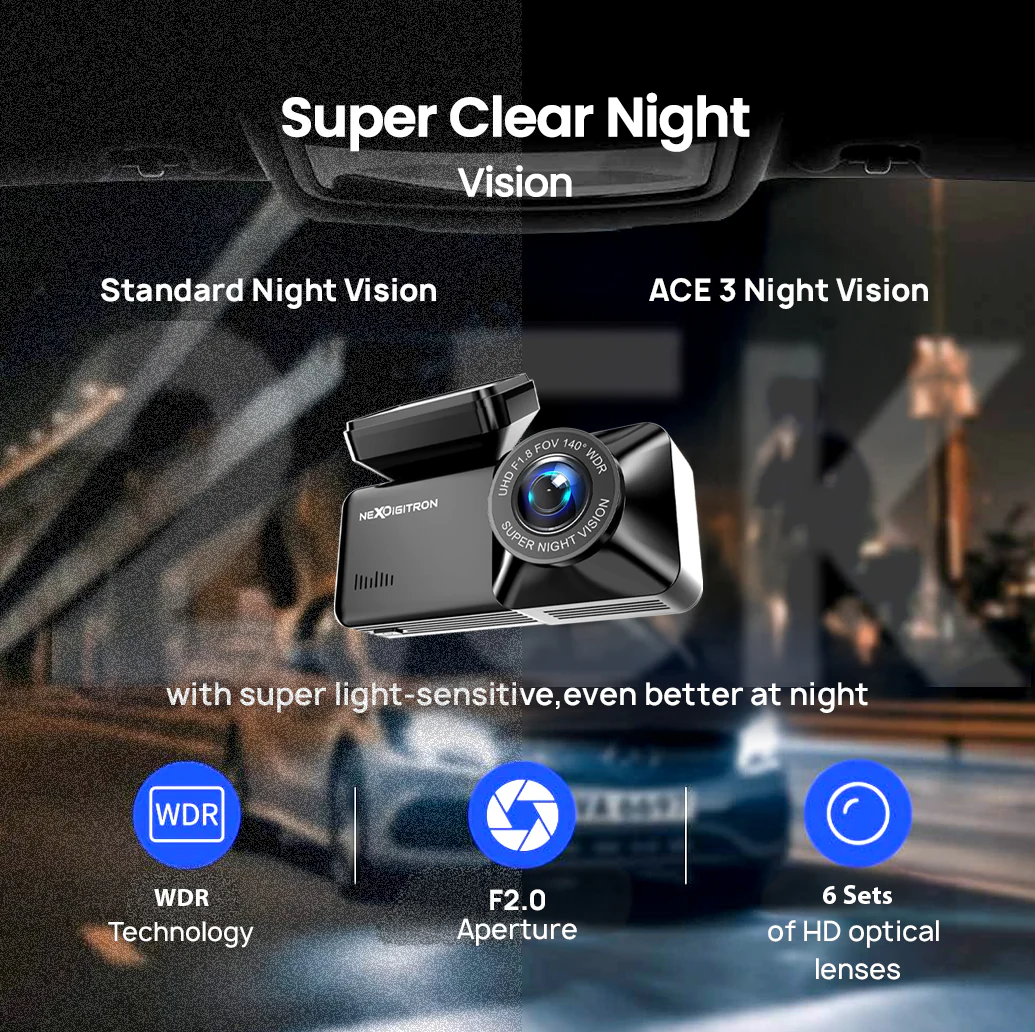 NEXDIGITRON ACE 3 DashCam with GPS Logger - Image 6