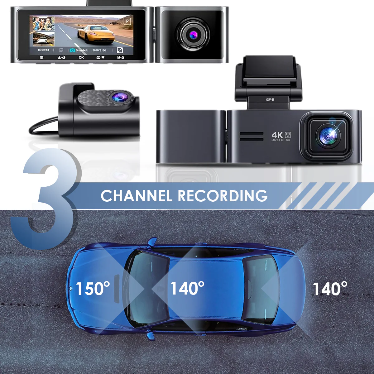 NEXDIGITRON Prime Plus 3-Channel DashCam - Image 5