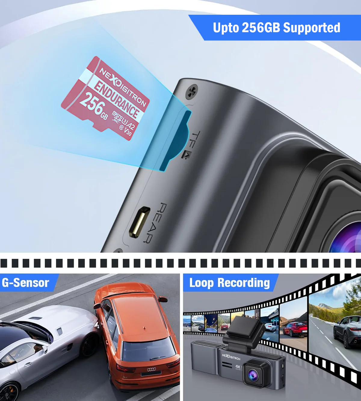 NEXDIGITRON Prime Plus 3-Channel DashCam - Image 7