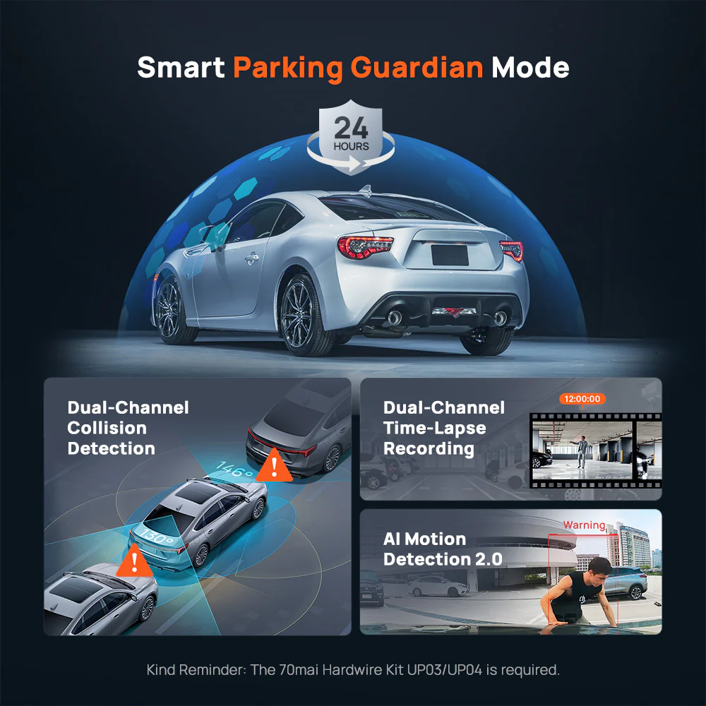 70mai Omni 4K HDR Dual Starvis2 DashCam - Image 6