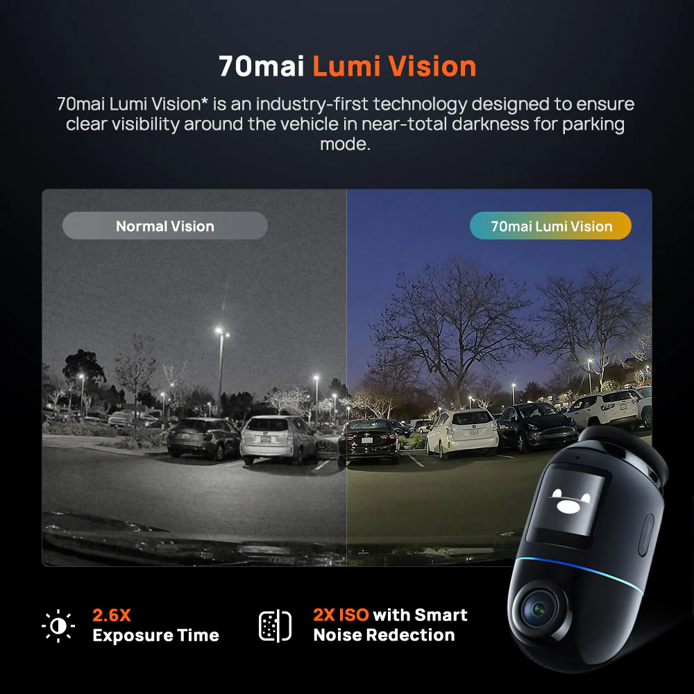 70mai Omni 4K HDR Dual Starvis2 DashCam - Image 7